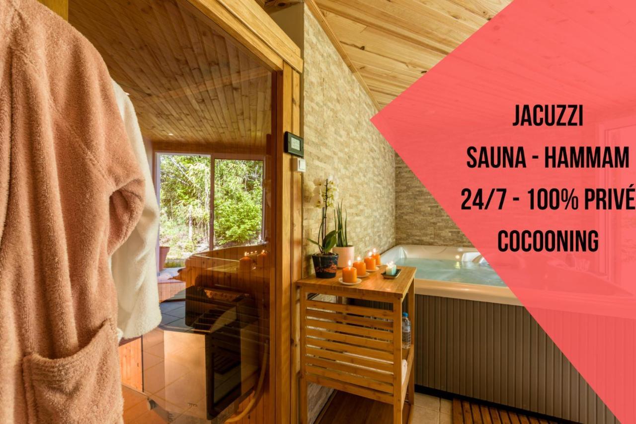 Sauna - Jacuzzi - 100% Privé - L'Estantada Linxe Exterior foto